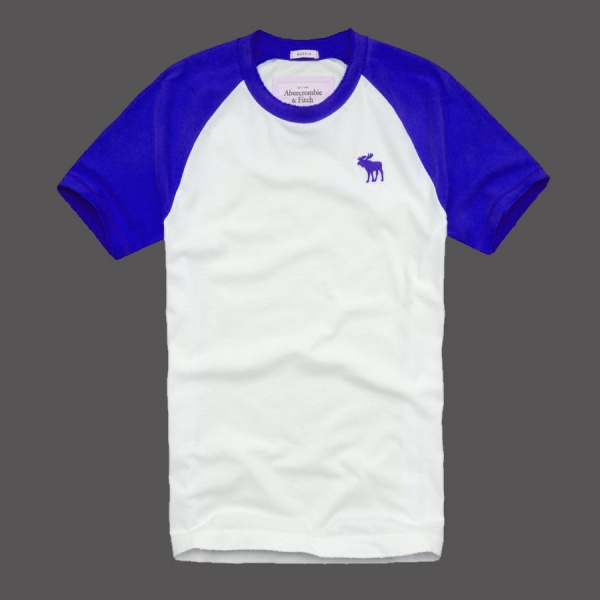 Abercrombie Fitch Hombres De Cuello Redondo Corto Remera AF5364